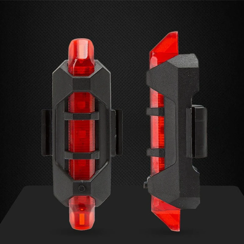 Велосипедный задний светильник Перезаряжаемый Usb светодиодный Предупреждение