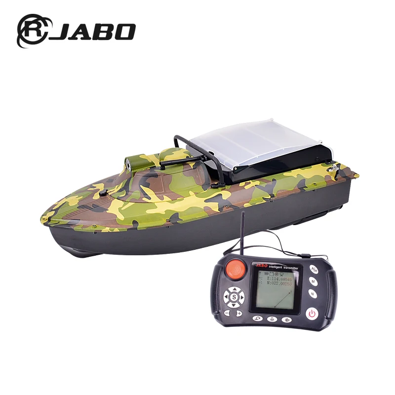 

JABO-2AG-20A camouflage rc fishing bait boat Free shipping with GPS fishing tool