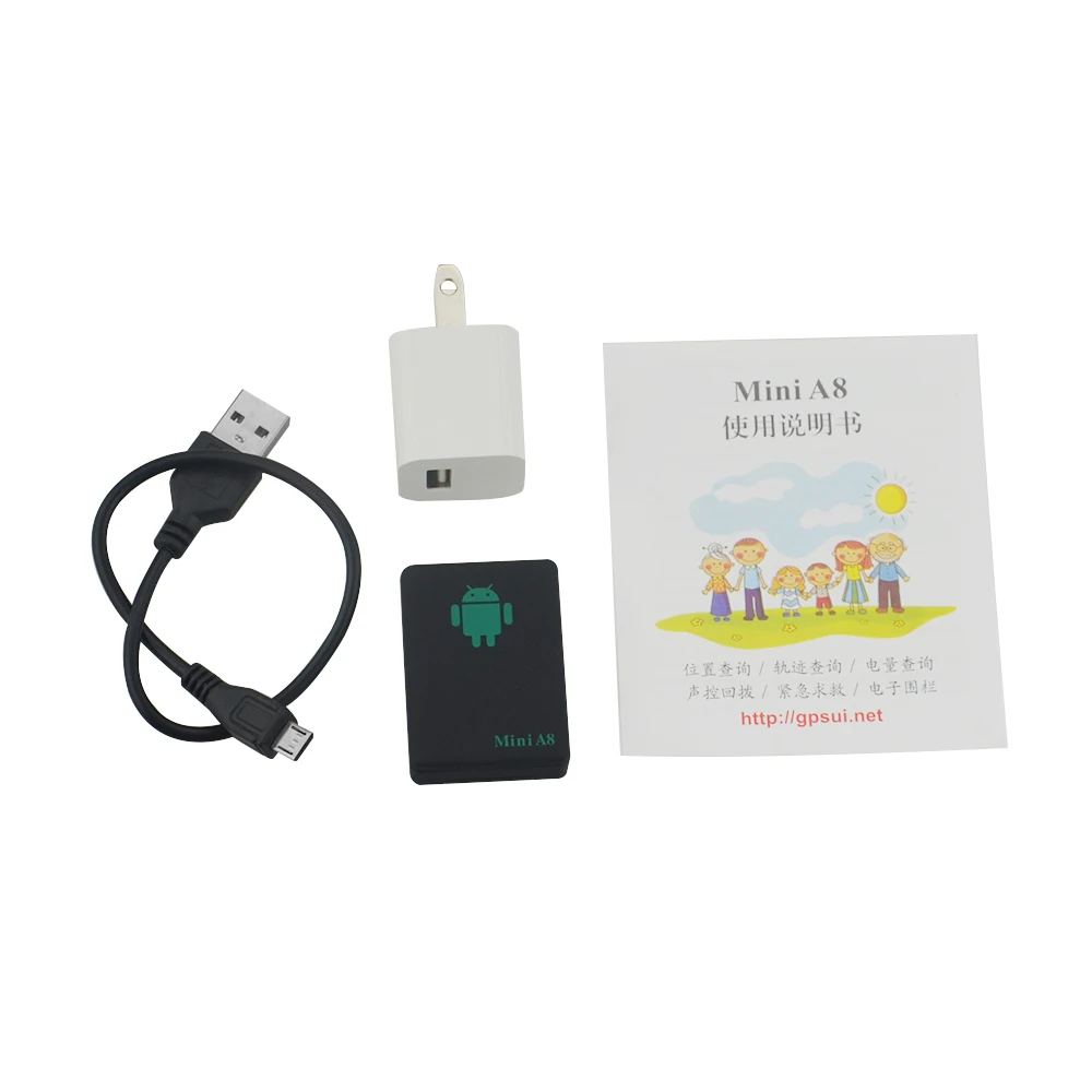 Mini A8 GSM/GPRS/LBS Not Gps Tracker Rastreador Tracker Global Tracking Device With SOS Button For Cars Kids Elder Pets Locator