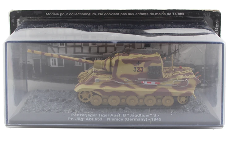 

1/72 the German army Tiger Ausf.B heavy tank destroyer 1945 model Alloy collection model Holiday gift