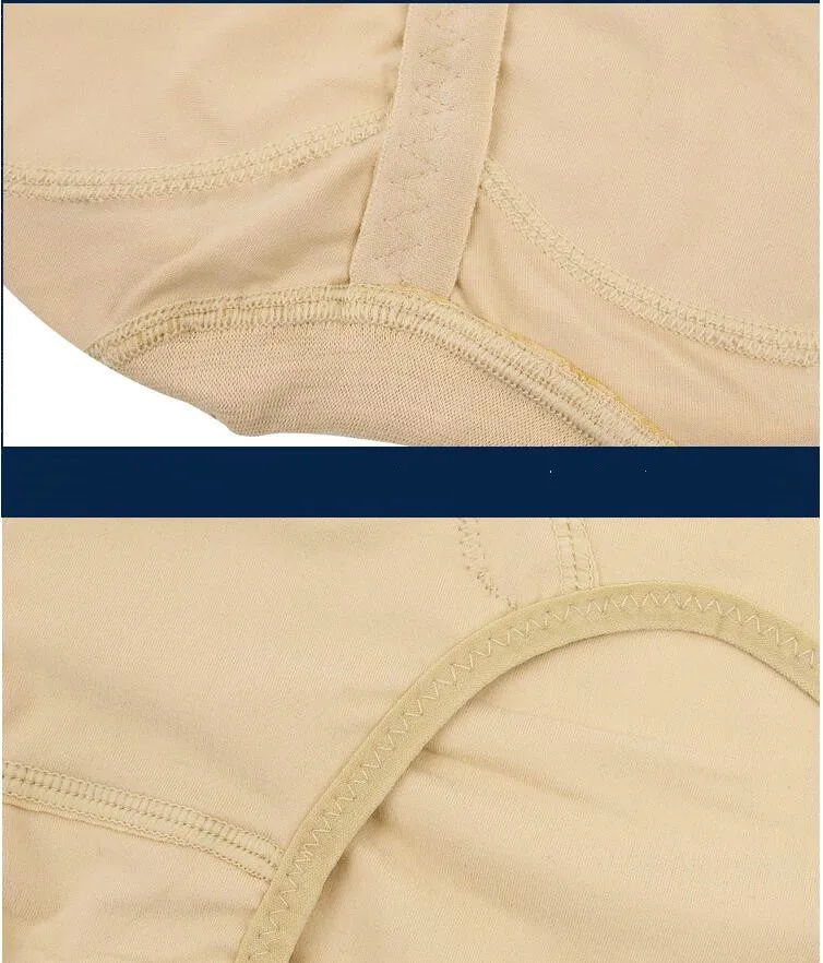 PRAYGER Men Sillicon Pads Butt Lifter Control Panties Removable Inserts Shaper Padded Enhancement Cotton Underwear