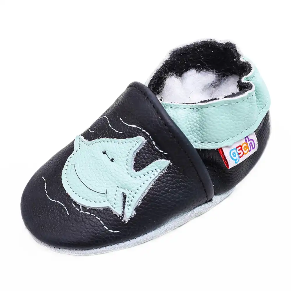 soft leather slippers for toddlers