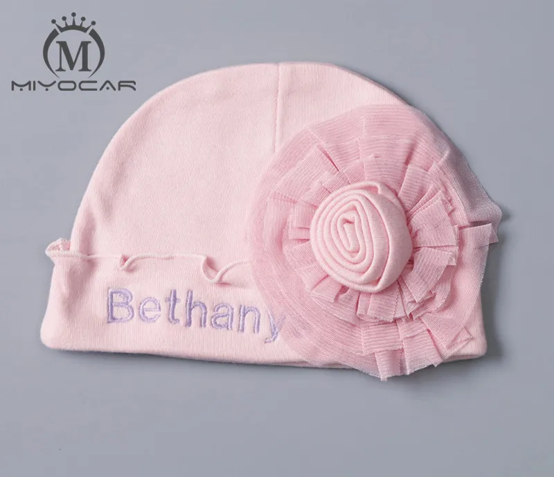 MIYOCAR персонализировать любое имя розовая детская шапочка нагрудник Рождественская шляпа хлопковый нагрудник «Принцесса» и шляпа набор детский Рождественский подарок - Цвет: hat