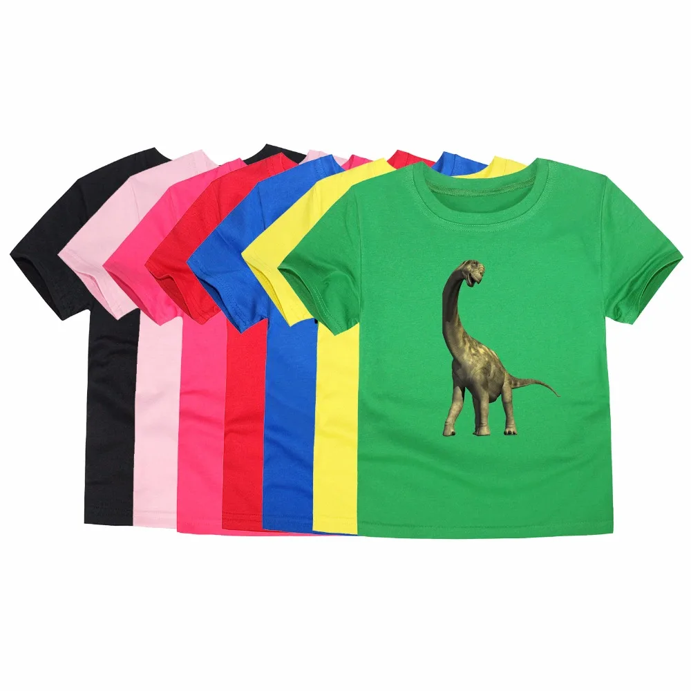 Cotton Shirts Baby Boy Clothes T-shirt Child Toddler Girls Tees Tops Dinosaur