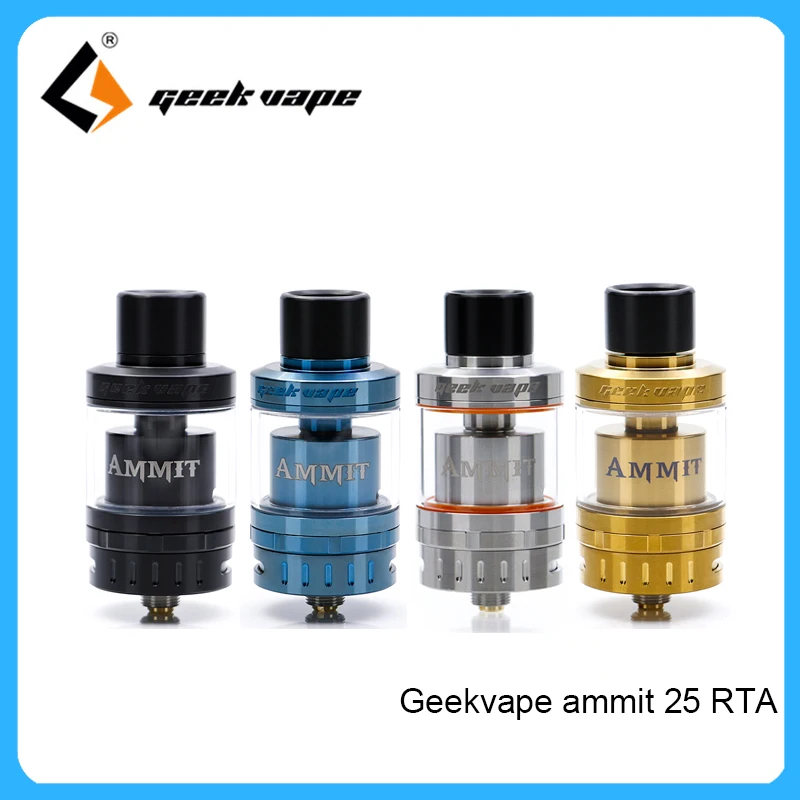 

GeekVape Ammit 25 RTA Geekvape ammit 2ml/5ml Enhanced 3D Airflow System Upgrade Ammit RTA Tank for E Cigarette Mod aegis mod
