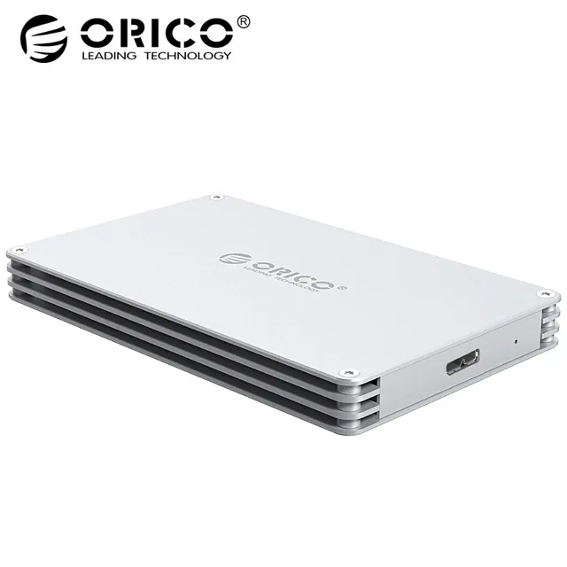 ORICO DIY SATA USB3.0 HDD Case Aluminum 2.5 3.5 Hard Drive Enclosure With 12V EU Power Adapter For Samsung Seagate HDD SSD 
