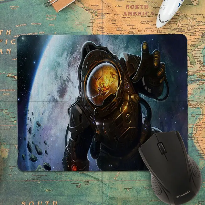 No LockEdge 18x22cm Babaite Лидер продаж астронавт офисные мыши геймер силиконовый коврик для мыши противоскользящие прочные силиконовые компьютерные коврики коврик для мыши - Цвет: No LockEdge 18x22cm