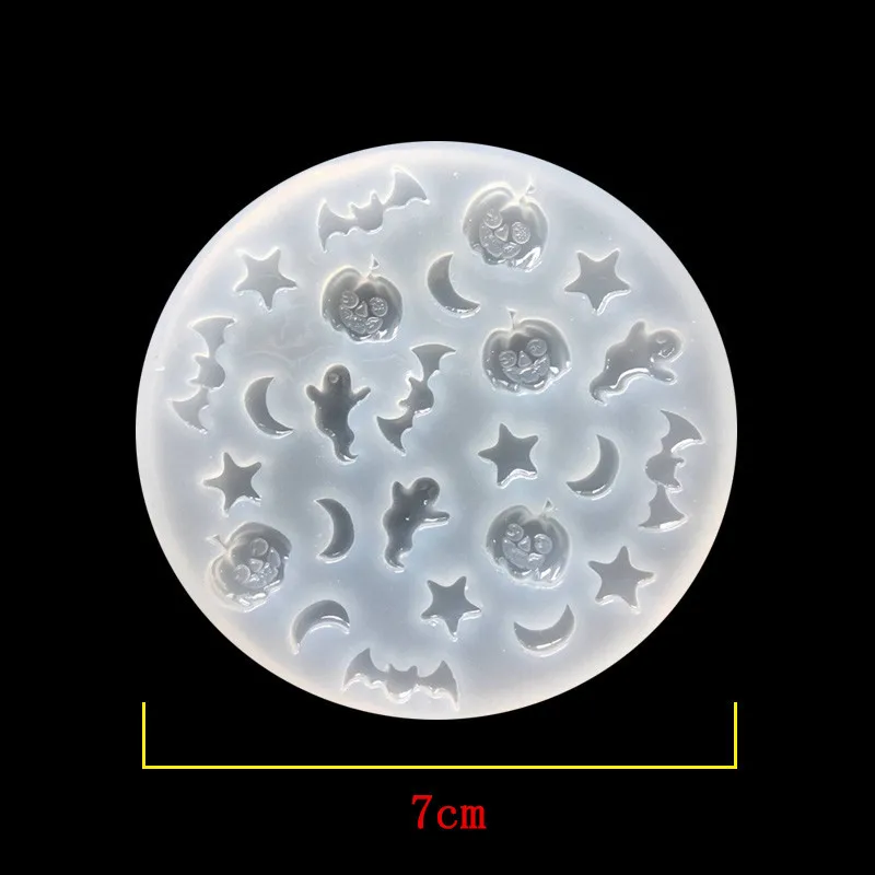 Тыквенная карета призрак Луна пентаграмма Жидкая силиконовая форма DIY Смола ювелирные изделия формы смолы для ювелирных изделий