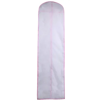 

Wedding Dress Gown Dustproof Cover Bridal Garment Storage Bag Long Clothes Protector Case Evening Dresses Organizer E2S