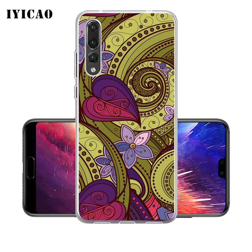 IYICAO разноцветный Мягкий силиконовый чехол для телефона Huawei P30 P20 Pro P10 P9 P8 Lite P Smart TPU