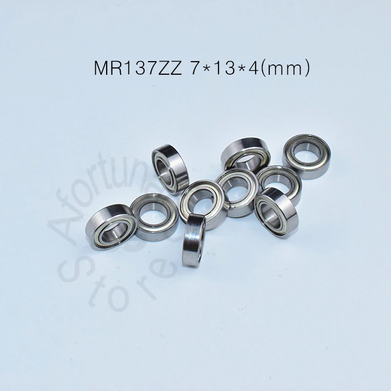 MR137ZZ 7*13*4(мм) 10 шт. ABEC-5 подшипник металлический герметичный Миниатюрный Мини-подшипник MR137ZZ хромированные стальные подшипники