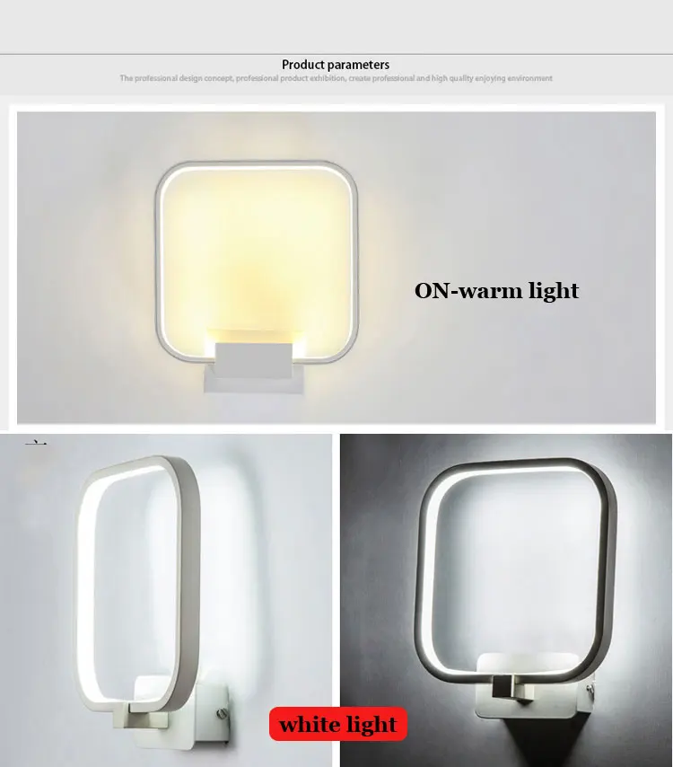 Светодиодный настенный светильник, современный креативный светильник для спальни, настенный светильник для помещений, гостиной, столовой, коридора, светильник, украшение