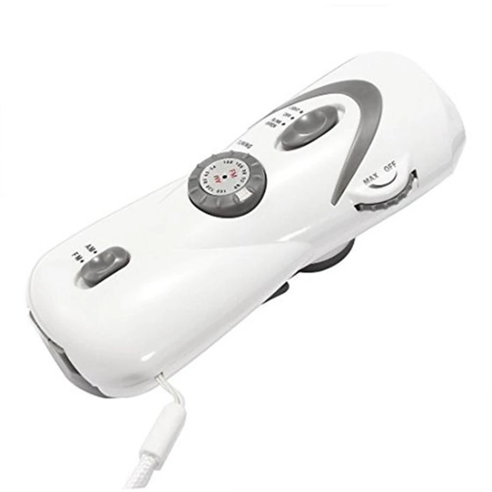 

XLN-283B Multi-functional Hand Crank Dynamo Rechargeable Flashlight Emergency Lighting LED Light with Phone Charger AM FM Radio