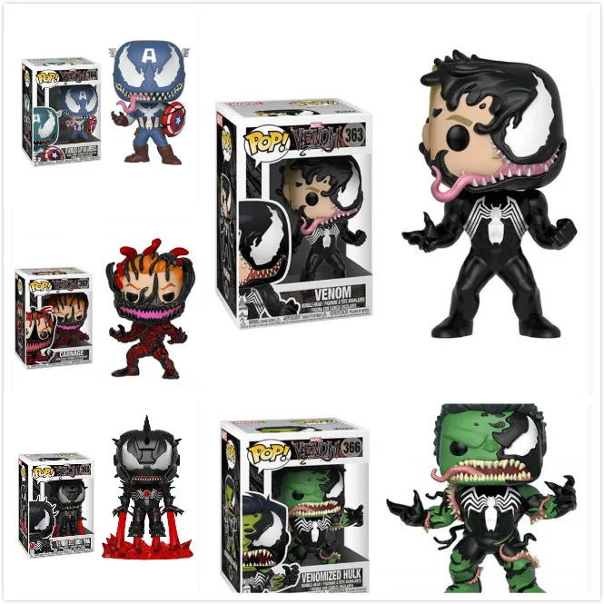 Funko POP аниме соревнование чемпионов и яда Коллекционная модель детские игрушки куклы Мстители экшн-фигурка из фильма игрушки для мальчиков