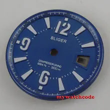 31,5 мм синий циферблат часов для Минчжу 2813 4813 движение D47