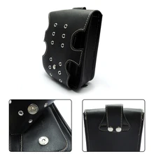 Leather Motorcycle font b Saddle b font font b Bags b font Motorcycle Luggage font b