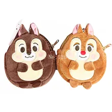 Модный детский мини-плюшевый Кошелек для монет с чипом и Дейлом, подарки для детей