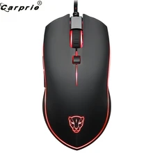 CARPRIE Проводная игровая мышь Мыши 4000 dpi RGB подсветка 6 кнопок компьютерная игровая мышь для ПК ноутбука 90703