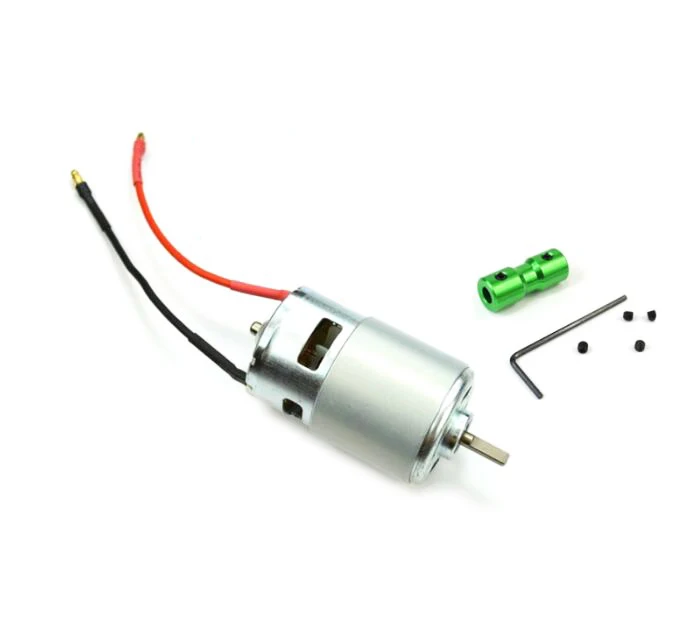 

Free Shipping 775 brushed boat motor+coupler+set screws+wrench for RC feeding boat,tug boat,fishing boat 4500/6000/8000rpm
