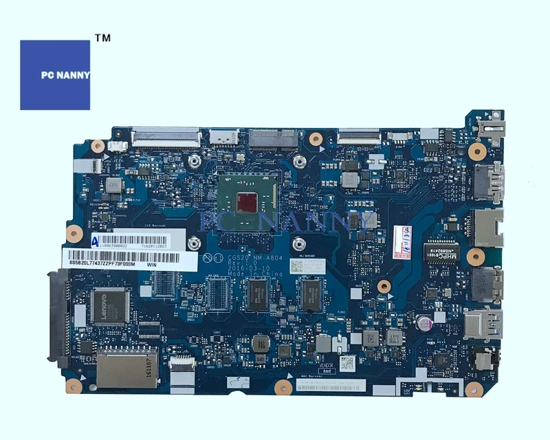 Материнская плата PCNANNY 5B20L77437 CG520 NM-A804 для lenovo ideapad 110-15IBR N3060 системная ноутбука |