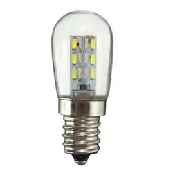 Ac220/ac110vled лампа E12 E14 Smd 24 Led высокой яркости стеклянный абажур Чистый теплый белый светильник для швейной машины Холодильник