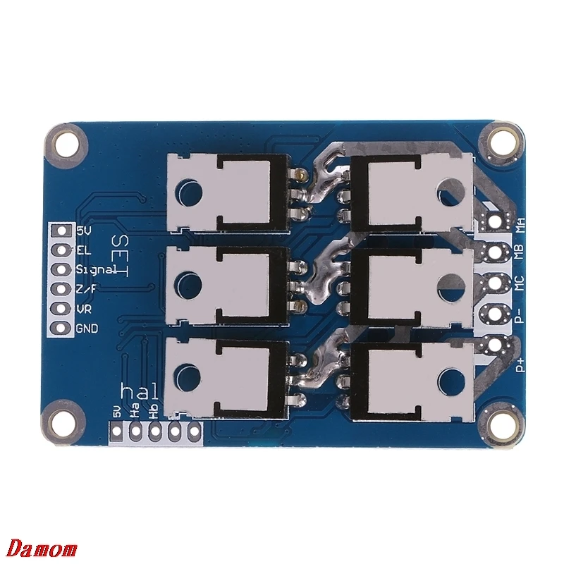 DC 12V-36V 15A 500W Brushless Motor Controller Hall BLDC Driver Board Damom DC 12V-36V 15A 500W Brushless Motor Controller Hall BLDC Driver Board Damom