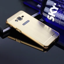 Для Samsung Galaxy Grand Prime Case Корпус Роскошь Покрытие Металла рамка Матовый PC Задняя Крышка Для Samsung J2 Премьер-Телефон случаях