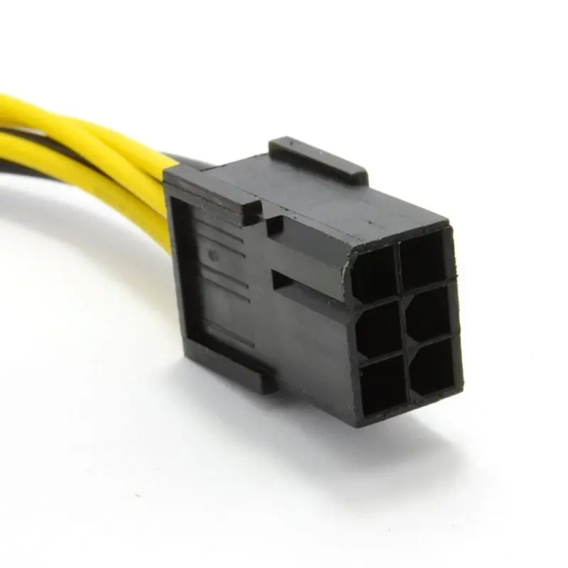 PCI Express PCIe 6 Pin to 8 кабель адаптера питания для видеокарты 10 см| |