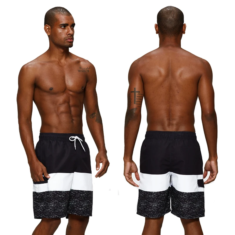 Datifer New Men's summer gradual change color beachwear high quality comfortable Board short homme swimming trunks