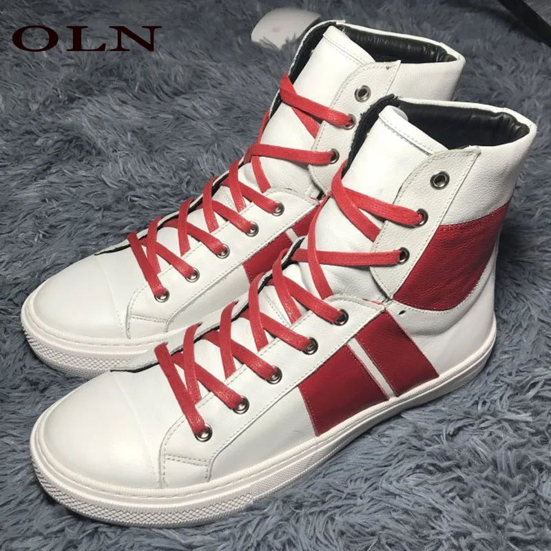 

OLN New Sport Shoes For Men Brand Men's Shoes Outdoor Athletic Super Light Walking Shoes Skateboarding Shoes Flat With