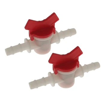 

2 Pieces Flow Regulator Water Pump Straight Valve Water Flow Switch Water Stop Valve for 10mm Hose