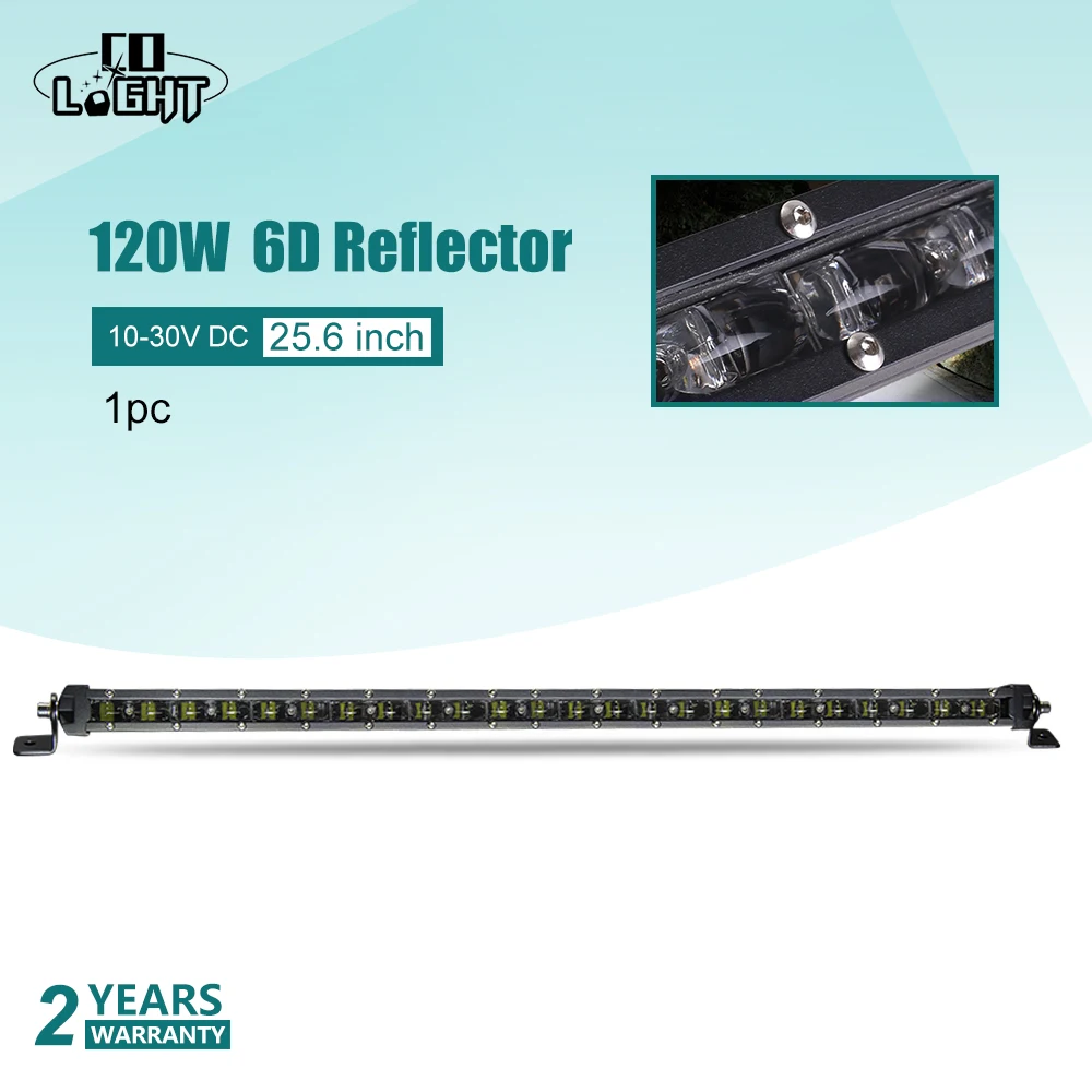 CO LIGHT Auto Light 120W Work Light Off Road Led 12 Volt 25 6 Inch 24V
