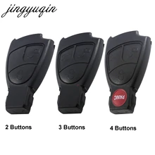 jingyuqin 3 Buttons Remote Car Key Fob Case For Mercedes Benz B C E ML S CLK CL Vito 639 3BT Rreplacement Shell