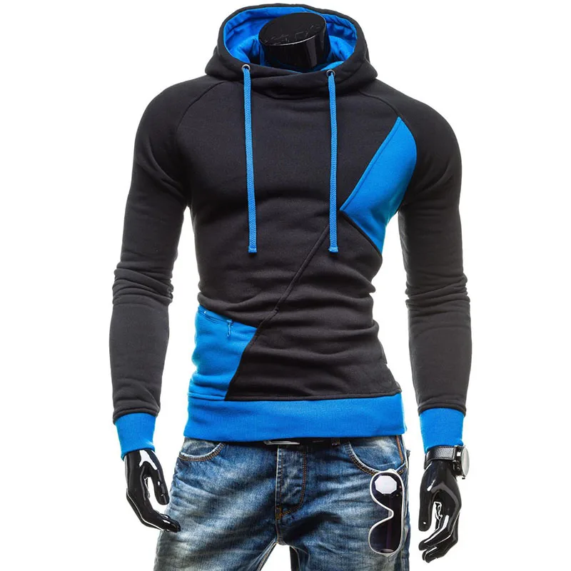 Hot Sale Autumn Men Hoodies Casual Hoody Sweatshirt Men Fashion Patchwork Brand Hoodie Jacket ...