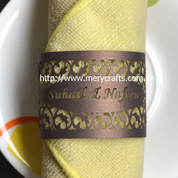 250pcs Lot Bulk Wholesale Napkin Ring For Weddings Wedding Paper