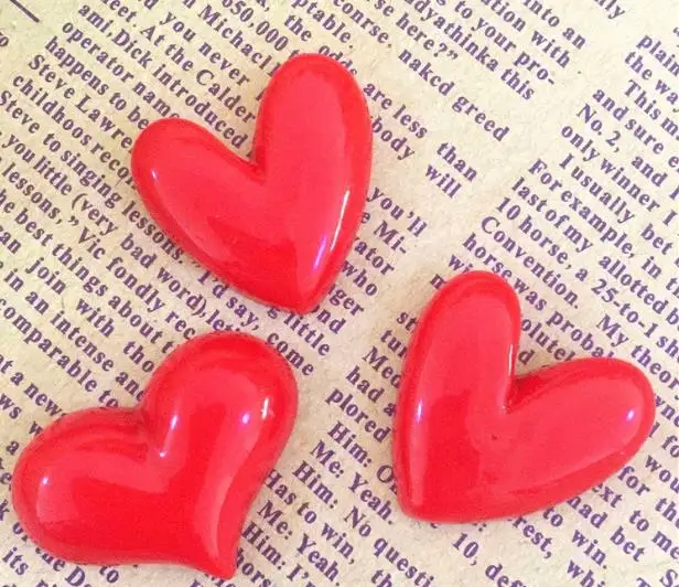 

Home Decor red heart Fridge Magnets 10pcs/lot