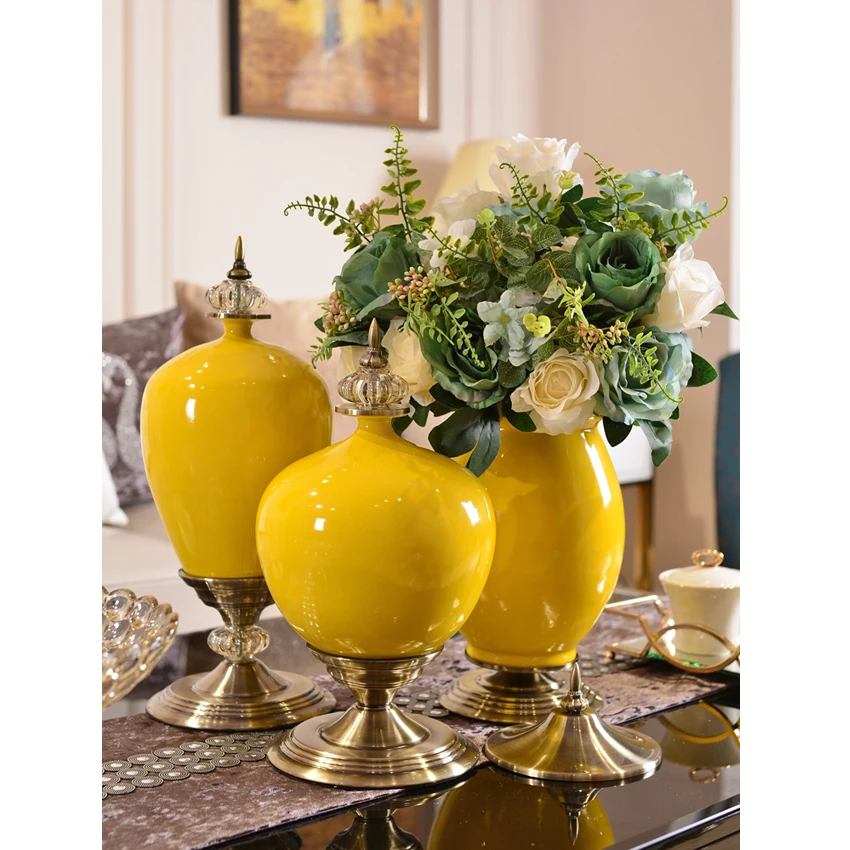 European luxury ceramic crafts Vase American creative Vase Wedding