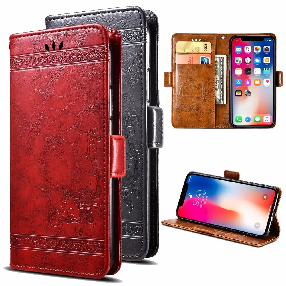 For Ulefone S7 PU Leather Flip Cover Protectiv Phone Case with Card