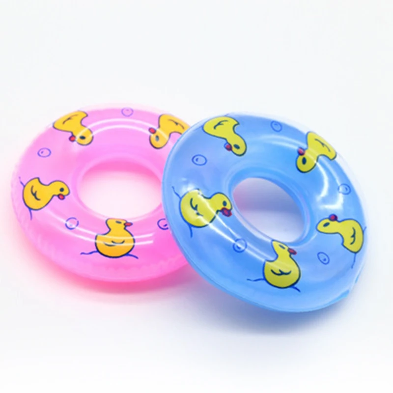 

Popular Doll Swimwear Beach Clothes Swimsuit Slippers Swimming Buoy Lifebelt Ring For Doll Girl Gift (random)