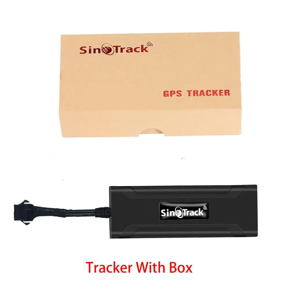 Tracker With Box Мини gps трекер ST-901M устройство слежения автомобиля Мотоцикл GSM локатор дистанционное управление с системой мониторинга в реальном времени приложение - Цвет: Tracker With Box
