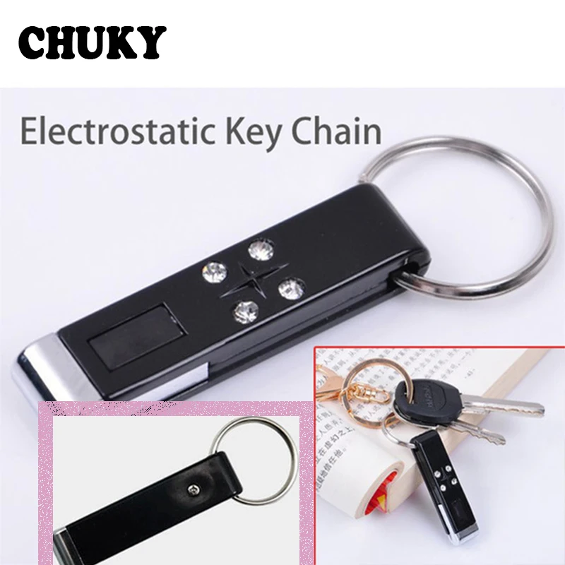 

CHUKY Car Styling Static Eliminator Anti-static Keychain For Volkswagen VW Golf 4 5 7 6 MK4 Honda Civic 2006-2011 Accord 2003