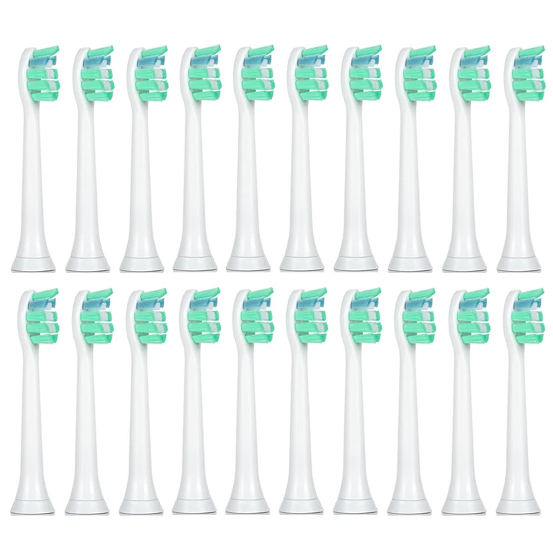 

20PCS Replacement Toothbrush Heads For Philips Plaque Control HX9024 DiamondClean Electric Tooth Brushes Heads Teeth Clean