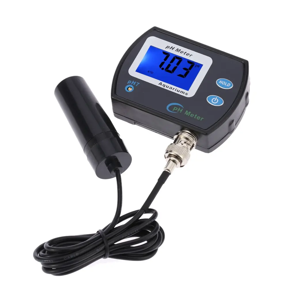 

Mini Online pH Meter Water Quality Tester aquarium water Monitor Analyzer Waterproof with Temperature Compensation ATC Function