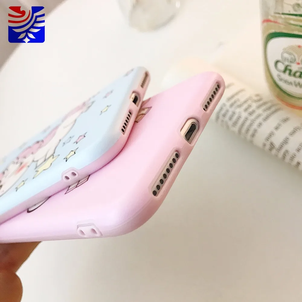 Fashion cute Dream unicorn pure love Case for IPhone 6 6s 7 8 Plus for Iphone X Max Phone  Christmas present 3D4