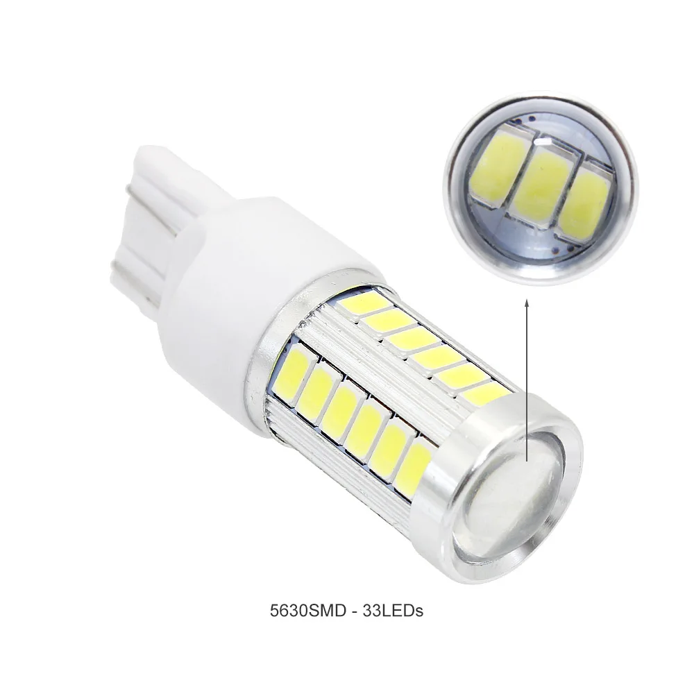 1x7443 7440 1156 ba15s 1157 bay15d 33 SMD 5630 Светодиодный Светильник лампы поворота тормоза автомобиля Хвост Сигнальная лампа 12V Белый цвет красный, желтый