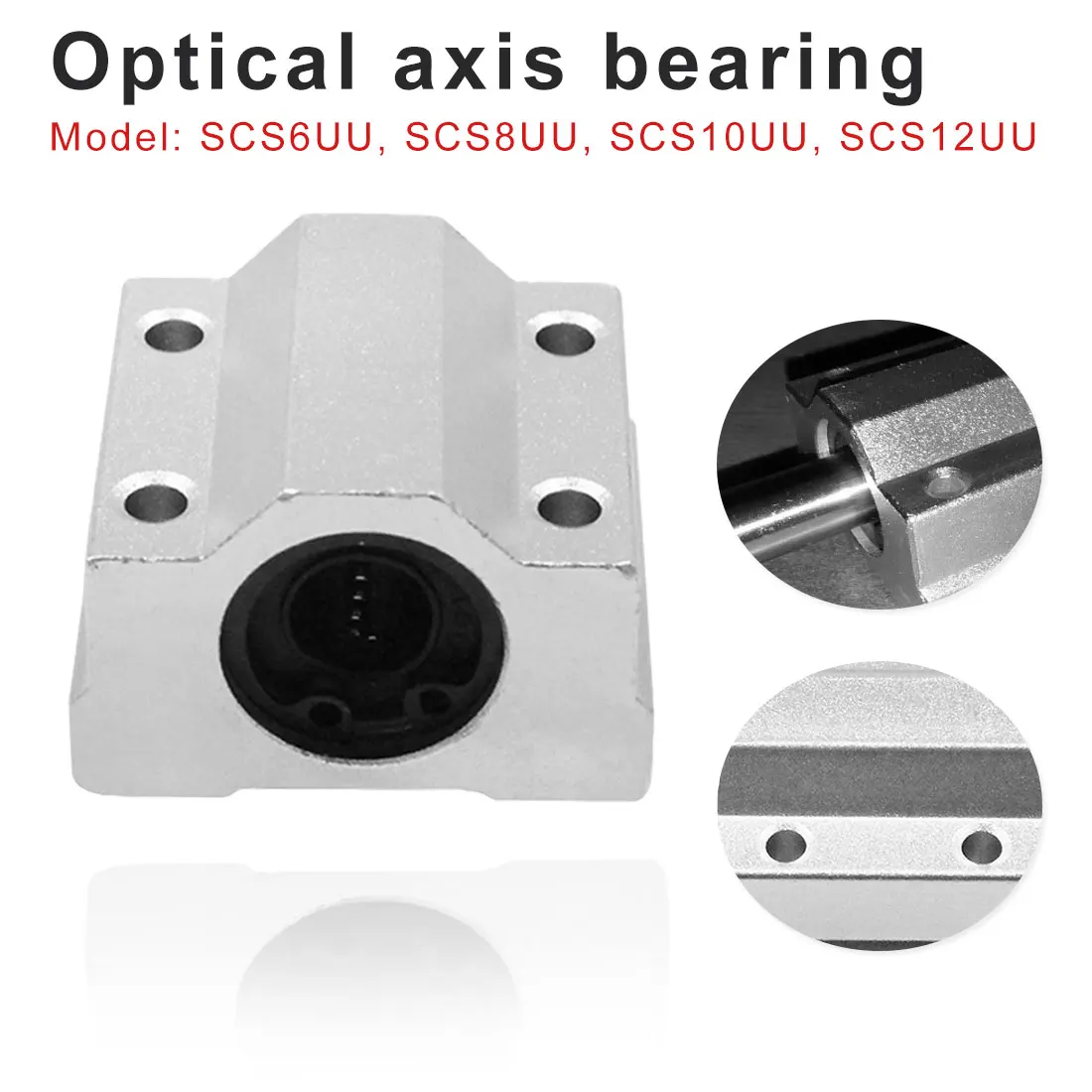 

Bushings Linear Bearing Sliding Shaft Bearing Housing Bearing Slider SCS8UU SCS10UU SCS12UU Linear Ball CNC