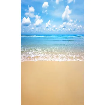 

Thin Vinyl seaside beach backdrop for photo studio outdoor background backdrops F-2633
