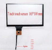 7 inch Capacitive Touch Screen universal capacitive touch panel for car-radio carpc I2C interface 165*100mm 7 inch Capacitive Touch Screen universal capacitive touch panel for car-radio carpc I2C interface 165*100mm