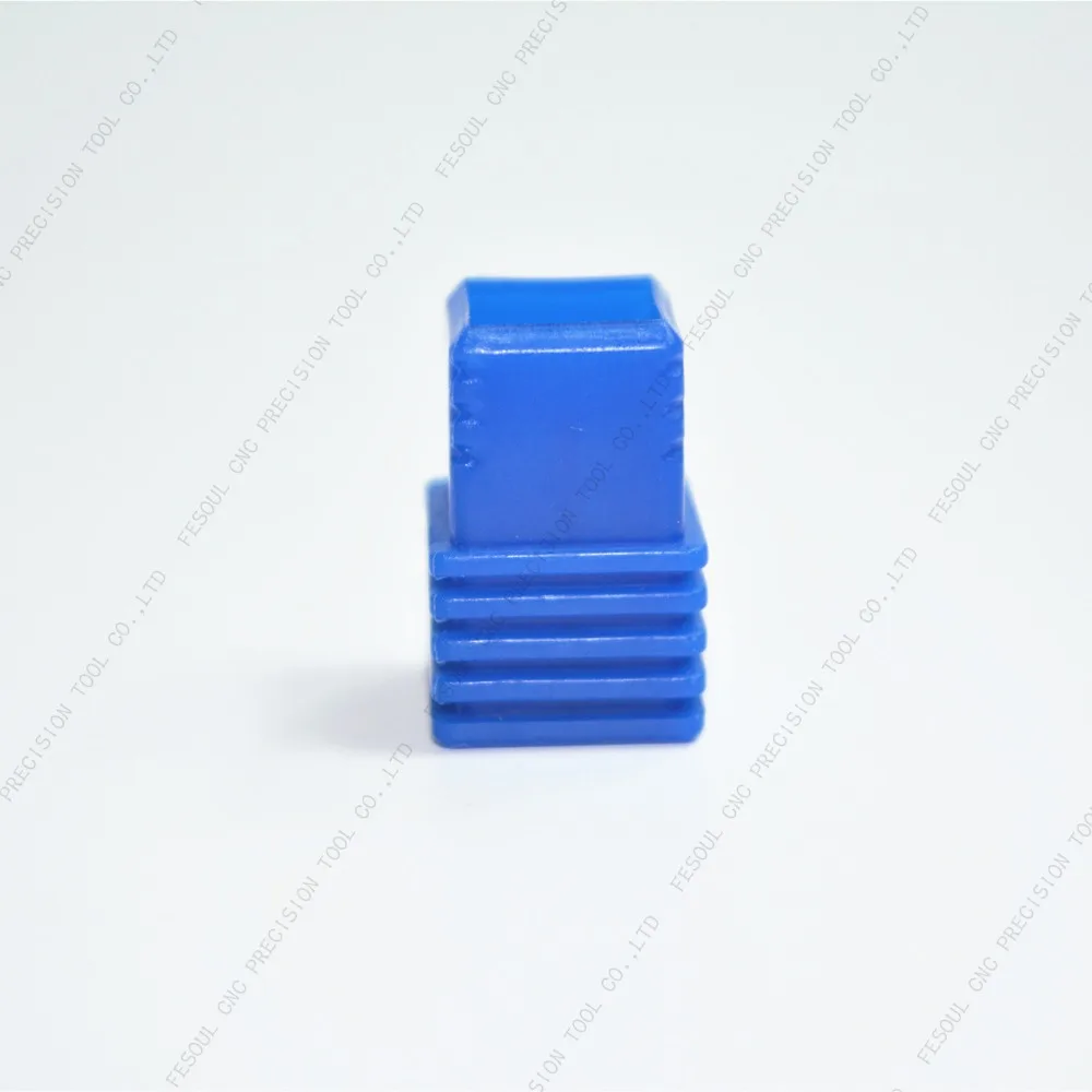 Cnc 솔리드 카바이드 엔드 밀 플라스틱, 직육면체 밀링 커터, 투명 텅스텐 스틸 나이프, Pp, 100 개