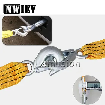 

NWIEV Car Trailer Rope 3 Tons 3 Meters For Mazda 3 6 CX-5 Ford Focus 2 3 Mk2 Fiesta Ranger Mondeo Mk4 Mk3 Mitsubishi Lancer Asx